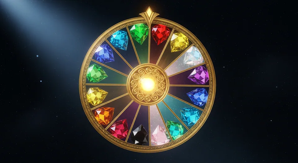 Nebula Wheel game — fortune wheel in a dark nebula